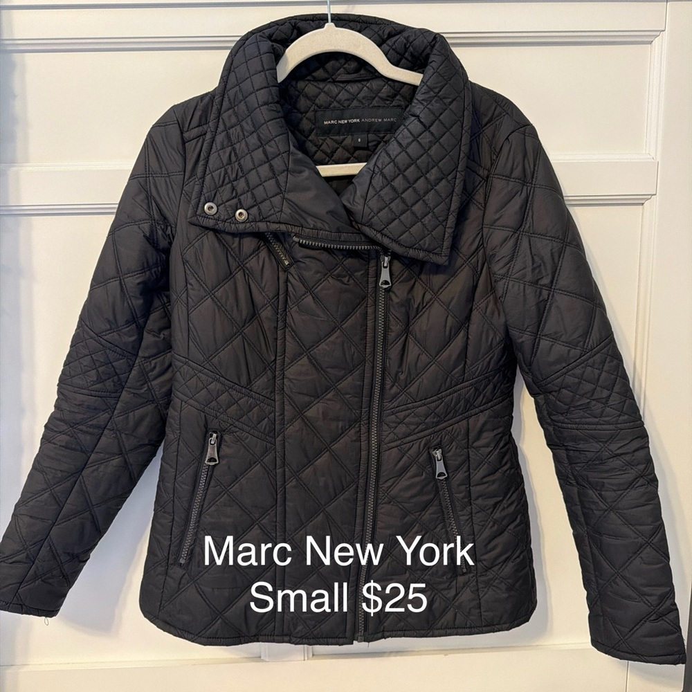 Marc New York Women's Black Quilted Puffer Jacket